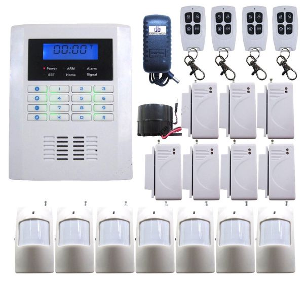 sf-10b 101 zones wireless gsm home security alarm burglar system for fire, gas leak, door lock, living room, window, balcony,and perimete
sf-10b 101 zones wireless gsm home security alarm burglar system for fire, gas leak, door lock, living room, window, balcony,and perimete