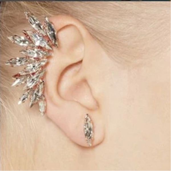 earrings studs fashion women quality full rhinestone gold plated ear cuff clip earrings 2-piece set wholesale er579, Silver
earrings studs fashion women quality full rhinestone gold plated ear cuff clip earrings 2-piece set wholesale er579, Silver