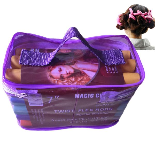at fashion bendy rollers flexi rods 42pcs /set 7 styles diy hair curling rods magic hair roller soft flex rods for hair
at fashion bendy rollers flexi rods 42pcs /set 7 styles diy hair curling rods magic hair roller soft flex rods for hair