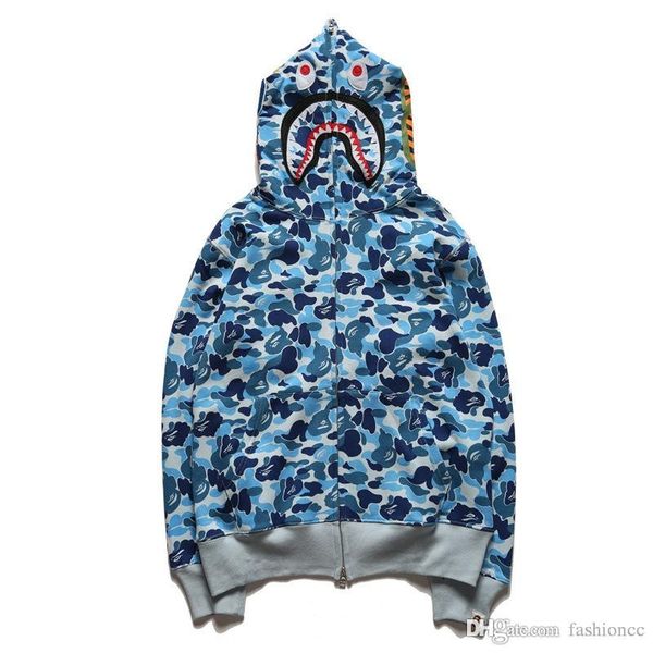 Popular Logo Men's Shark Hooded Hoodies Teenager Animal Camouflage Cardigan Hoodies Jacket Blue Green Pink Skateboard Hip Hop Hoodies
Popular Logo Men's Shark Hooded Hoodies Teenager Animal Camouflage Cardigan Hoodies Jacket Blue Green Pink Skateboard Hip Hop Hoodies