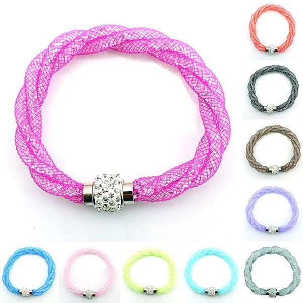 crystal beads bracelets new little charms mesh bracelet bangle magnetic clasp multilayer jewelry for women ladies, Golden;silver
crystal beads bracelets new little charms mesh bracelet bangle magnetic clasp multilayer jewelry for women ladies, Golden;silver