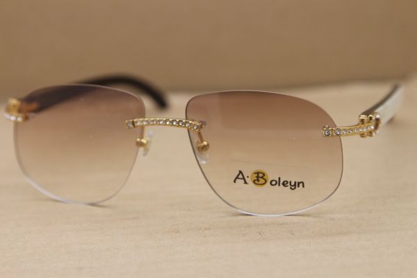 rimless small diamond t8100928 glasses new black white genuine horn sunglasses frame size:46-18-140mm gold metal glasses, White;black
rimless small diamond t8100928 glasses new black white genuine horn sunglasses frame size:46-18-140mm gold metal glasses, White;black