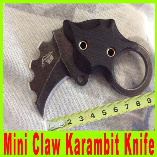 201410 THE ONE mini Claw Karambit AUS-8 folding blade EDC knife Anti-slip G10 handle with Kydex Survival Tactical Knives Christmas Gift 412X
201410 THE ONE mini Claw Karambit AUS-8 folding blade EDC knife Anti-slip G10 handle with Kydex Survival Tactical Knives Christmas Gift 412X