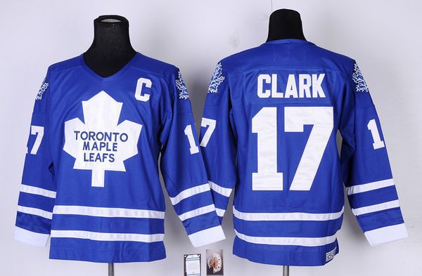 men toronto maple leafs ice hockey jerseys 17 wendel clark vintage ccm authentic stitched jerseys mix order, Black;red
men toronto maple leafs ice hockey jerseys 17 wendel clark vintage ccm authentic stitched jerseys mix order, Black;red