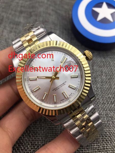 luxury asian 2813 sports stainless steel mens 41mm champagne silver dial - 116233 sant blanc automatic mechanical men's watch, Slivery;brown
luxury asian 2813 sports stainless steel mens 41mm champagne silver dial - 116233 sant blanc automatic mechanical men's watch, Slivery;brown