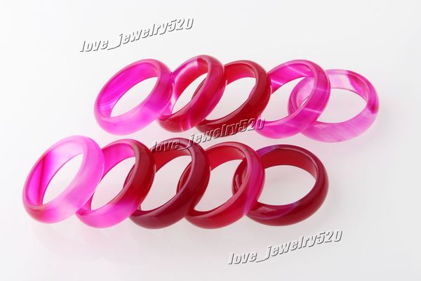 new beautiful smooth roseo round solid jade/agate gem stone band rings 6 mm - great value 20pcs lots, Silver
new beautiful smooth roseo round solid jade/agate gem stone band rings 6 mm - great value 20pcs lots, Silver