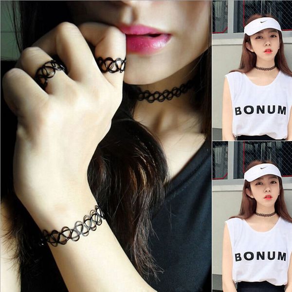 wholesale-sunshine fashion colorful 12pcs colors imitation tattoo choker at random plastic stretch necklace x555, Golden;silver
wholesale-sunshine fashion colorful 12pcs colors imitation tattoo choker at random plastic stretch necklace x555, Golden;silver