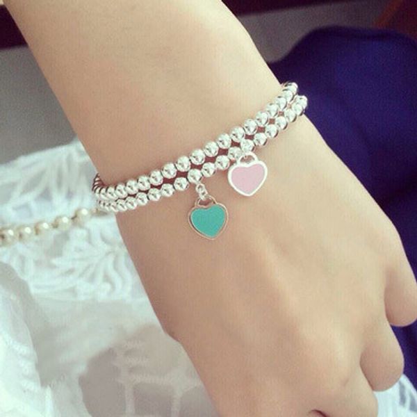 fashion women little pink heart bracelet titanium steel bead gold bracelets & bangles for women fine charm friendship jewelry, Black
fashion women little pink heart bracelet titanium steel bead gold bracelets & bangles for women fine charm friendship jewelry, Black