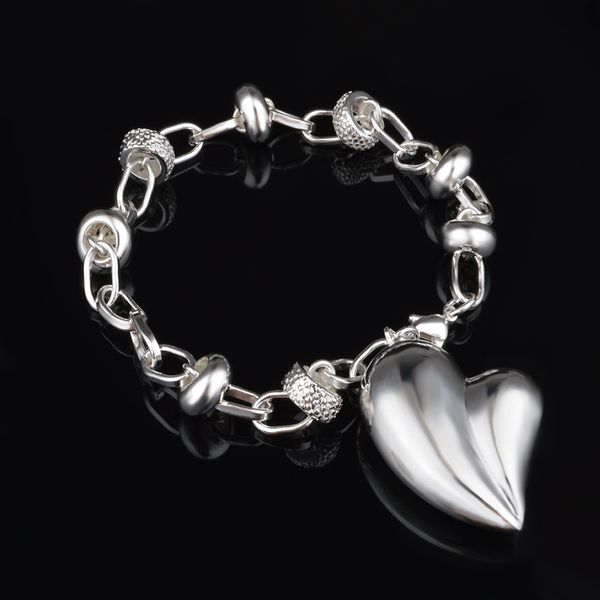 with tracking number sale 925 silver bracelet heart-shaped retro bracelet silver jewelry 10pcs/lot 1532, Black
with tracking number sale 925 silver bracelet heart-shaped retro bracelet silver jewelry 10pcs/lot 1532, Black
