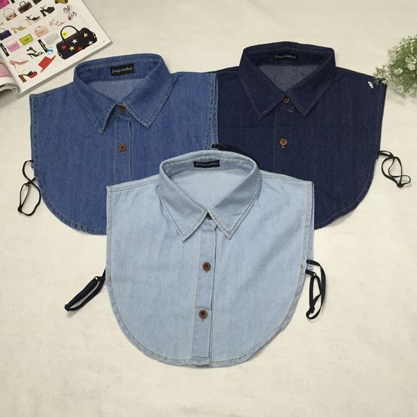 wholesale- 2017 fake collar shirt vintage blue jeans detachable collar vintage false collars nep kraagje blouse for women men clothes, Black;blue
wholesale- 2017 fake collar shirt vintage blue jeans detachable collar vintage false collars nep kraagje blouse for women men clothes, Black;blue