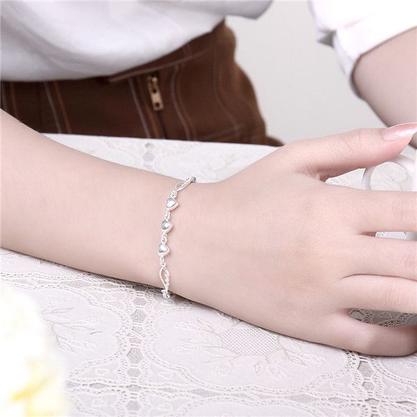 christmas sale 925 silver heart feather bracelet dfmch365, brand new fashion 925 sterling silver plated chain link bracelets high grade, Black
christmas sale 925 silver heart feather bracelet dfmch365, brand new fashion 925 sterling silver plated chain link bracelets high grade, Black