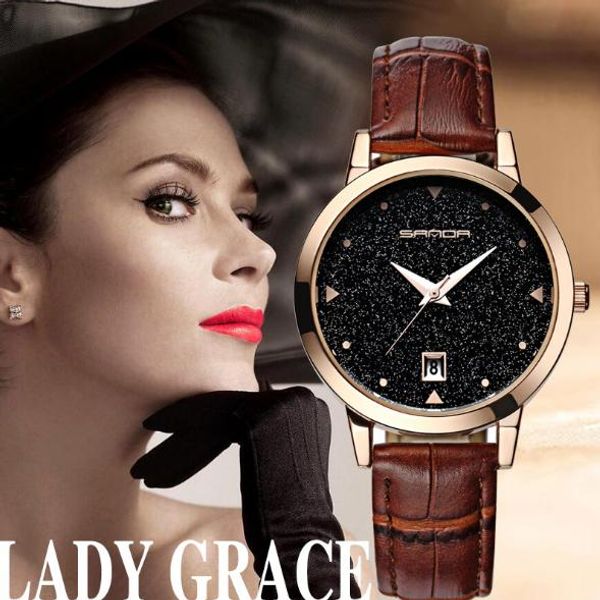 brand sanda watches gypsophila ol wind ladies watch fashion strap korean simple female scale dial watch, Slivery;brown
brand sanda watches gypsophila ol wind ladies watch fashion strap korean simple female scale dial watch, Slivery;brown
