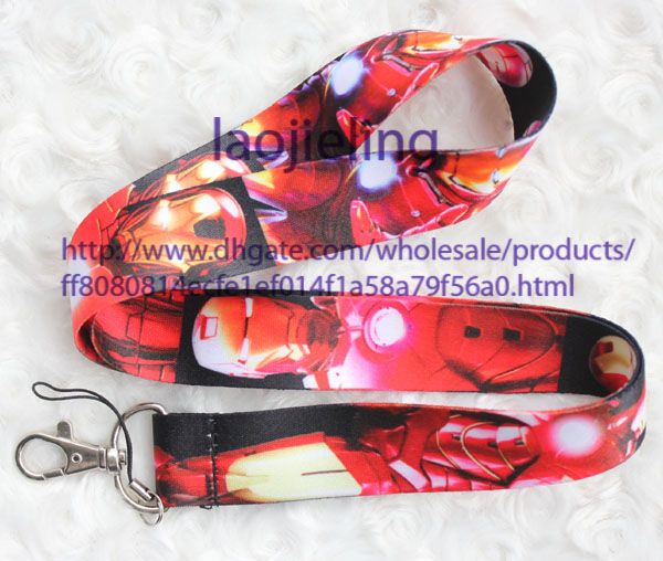 Wholesale 20 pcs Iron Man Fashion LANYARD MP3/4 mobile phone chain Neck straps charms Gift free shipping
Wholesale 20 pcs Iron Man Fashion LANYARD MP3/4 mobile phone chain Neck straps charms Gift free shipping