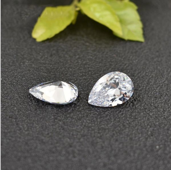 clear cz cubic zirconia pear shape factory direct machine cut synthetic brilliant loose stone for jewelry making 500pcs/lot, Black
clear cz cubic zirconia pear shape factory direct machine cut synthetic brilliant loose stone for jewelry making 500pcs/lot, Black