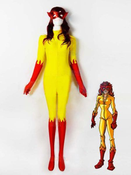 marvel comics firestar spandex superhero costume halloween party cosplay zentai suit, Black;red
marvel comics firestar spandex superhero costume halloween party cosplay zentai suit, Black;red