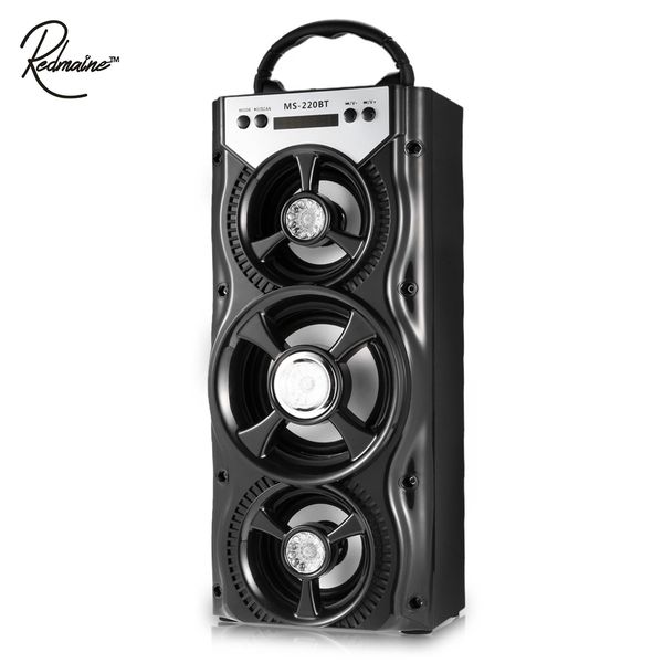 Redmaine Portable Bluetooth Speaker FM Radio AUX Multifunctional With 4-inch Big Ppeaker and Sleek Colorful Backlight
Redmaine Portable Bluetooth Speaker FM Radio AUX Multifunctional With 4-inch Big Ppeaker and Sleek Colorful Backlight