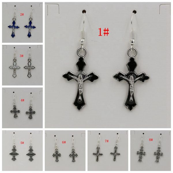 earring , antiqued silver mixed various cross charm earrings with plated silver fishhook ear wire (za67
earring , antiqued silver mixed various cross charm earrings with plated silver fishhook ear wire (za67