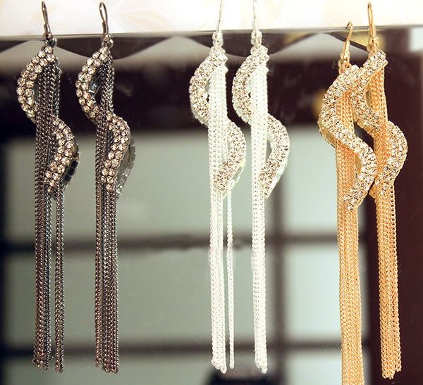new ale silver gold gunblack long tassel drop earrings women shining crystal dangle earrings xmas gifts cn
new ale silver gold gunblack long tassel drop earrings women shining crystal dangle earrings xmas gifts cn