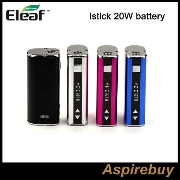 Подлинная батарея Eleaf iStick 20 Вт 2200 мАч Мод с OLED-экраном и резьбовым соединением eGo Только устройство с переменной мощностью
Подлинная батарея Eleaf iStick 20 Вт 2200 мАч Мод с OLED-экраном и резьбовым соединением eGo Только устройство с переменной мощностью