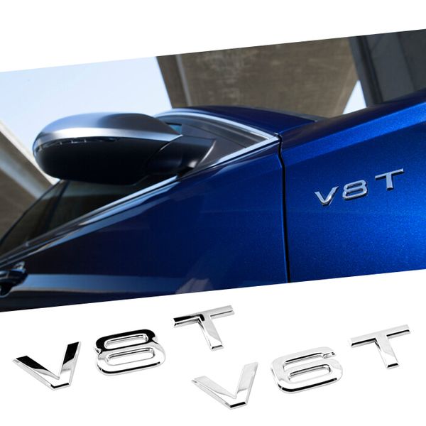 

V6T значок / эмблема V8T подходят Ауди А1 А3 А4 А5 А6 А7, В3 В5 В7 С6 С7 С8 С4 SQ5