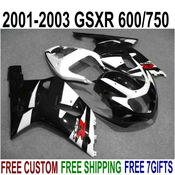 customize bodywork set for suzuki gsxr600 gsxr750 2001 2002 2003 k1 black white fairings gsxr 600 750 01-03 fairing kit ra46
customize bodywork set for suzuki gsxr600 gsxr750 2001 2002 2003 k1 black white fairings gsxr 600 750 01-03 fairing kit ra46