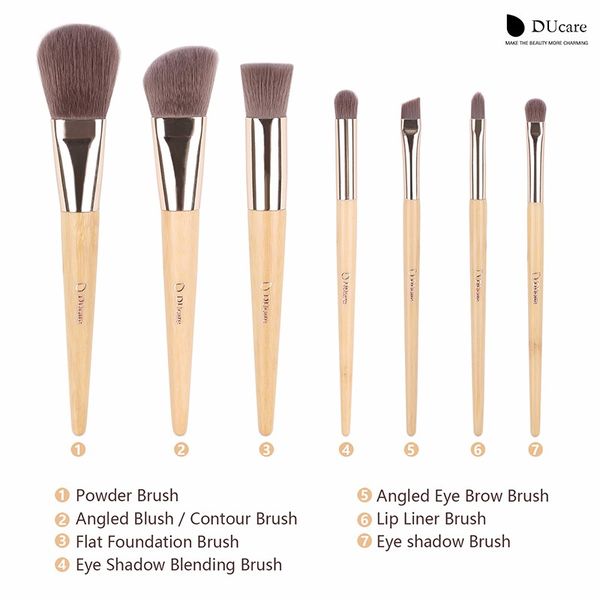 professional brush set ducare 7pcs makeup brushes set bamboo foundation eyeshadow brush with bag
professional brush set ducare 7pcs makeup brushes set bamboo foundation eyeshadow brush with bag