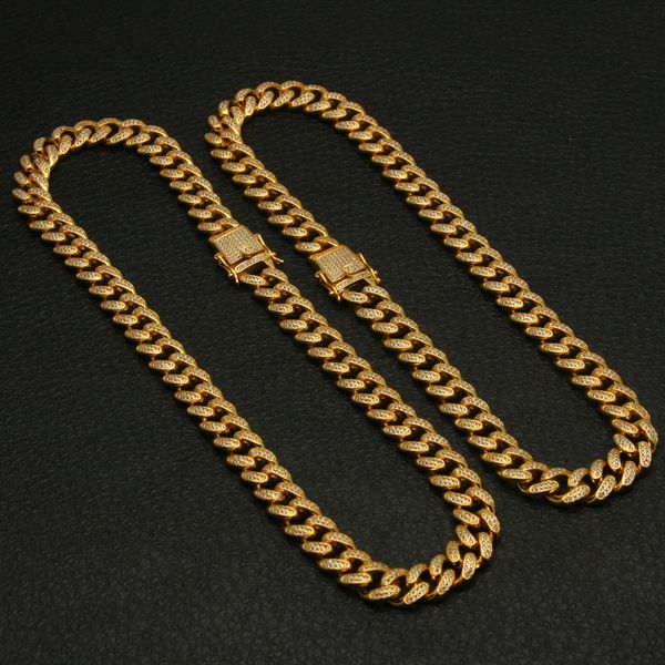 12mm 16 18 20 24 Inches Top Quality Bling Zirconia Iced Out Miami Cuban Chain Hiphop Necklaces Jewelry 12mm
12mm 16 18 20 24 Inches Top Quality Bling Zirconia Iced Out Miami Cuban Chain Hiphop Necklaces Jewelry 12mm