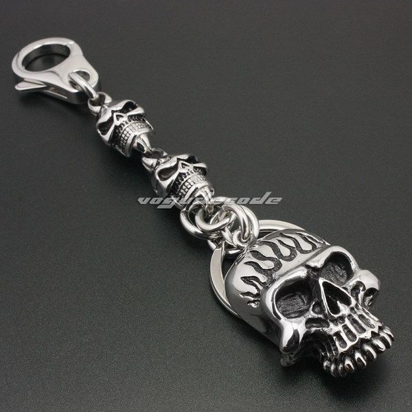 unique 316l stainless steel skull mens biker rocker punk keychain 6k004kc, Slivery;golden
unique 316l stainless steel skull mens biker rocker punk keychain 6k004kc, Slivery;golden