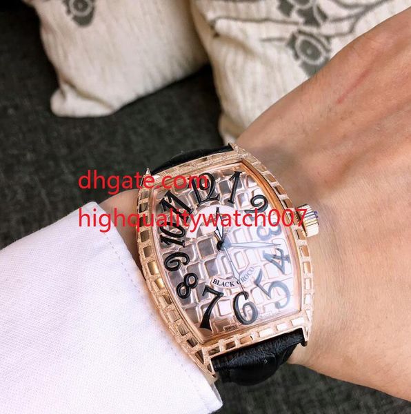 luxurious 8880 ch acbl bluestrap automatic watch crazy hours 18k rose gold dial black leather strap men's watches, Slivery;brown
luxurious 8880 ch acbl bluestrap automatic watch crazy hours 18k rose gold dial black leather strap men's watches, Slivery;brown