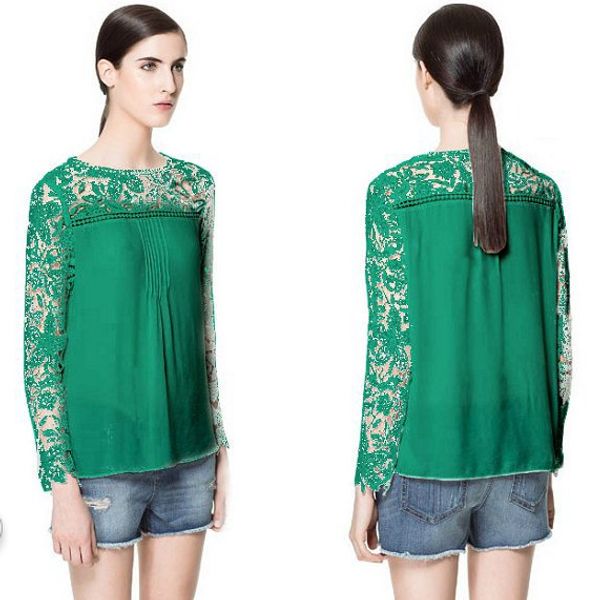 fashion autumn blouses and shirts long sleeve embroidery large plus size casual women white chiffon lace blouse t shirts b131
fashion autumn blouses and shirts long sleeve embroidery large plus size casual women white chiffon lace blouse t shirts b131