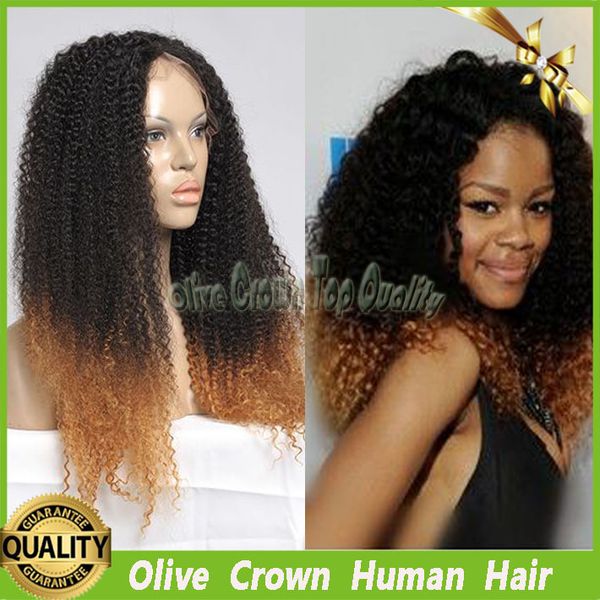 kinky curly ombre front lace wigs brazilian virgin human hair full lace wig two tone afro kinky curl gluless lace wig, Black;brown
kinky curly ombre front lace wigs brazilian virgin human hair full lace wig two tone afro kinky curl gluless lace wig, Black;brown