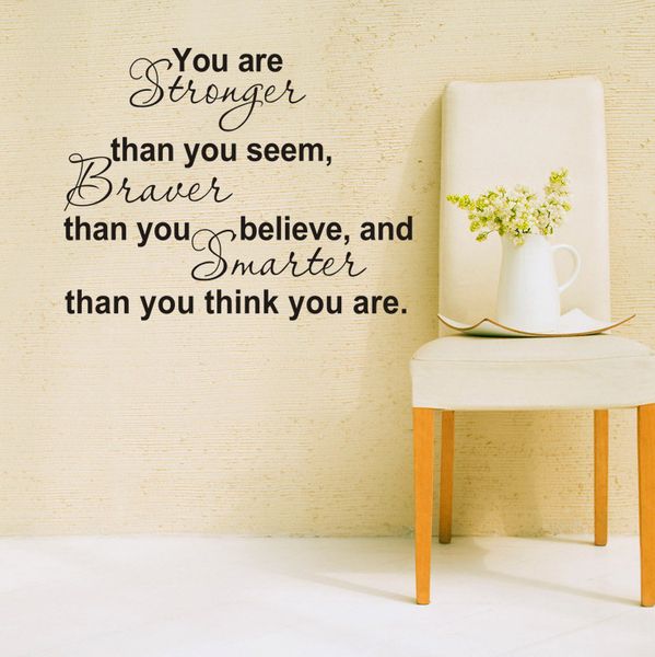 2015 english proverbs wall stickers you are stronger living room background removable wall decal stickers art home decor
2015 english proverbs wall stickers you are stronger living room background removable wall decal stickers art home decor