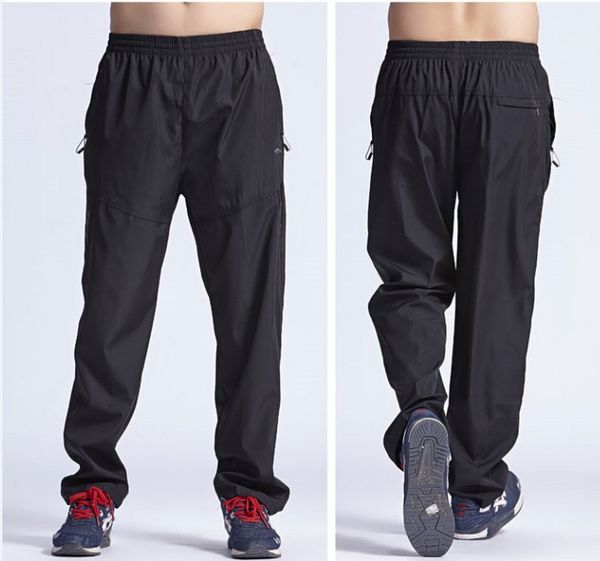 

wholesale- sportswear joggers spring outside men's casual pants quickly dry men's working pants man trousers & sweatpants waterpro, Black