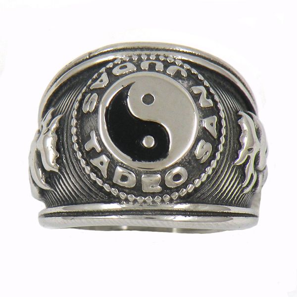 fanssteel stainless steel vintage mens or wemens jewelry signet chinese taoism ying yan symbol ring 14w13, Silver
fanssteel stainless steel vintage mens or wemens jewelry signet chinese taoism ying yan symbol ring 14w13, Silver