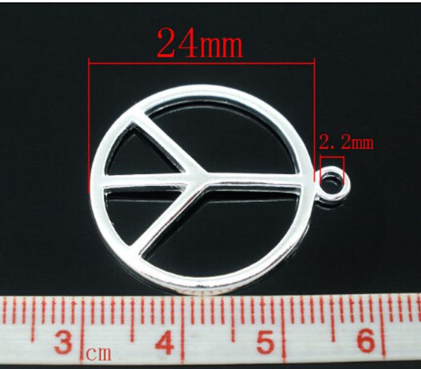 2016 new silver peace symbol necklace bracelet pendant pendant 24mm diy fashion wholesale diy handmade jwelery, Bronze;silver
2016 new silver peace symbol necklace bracelet pendant pendant 24mm diy fashion wholesale diy handmade jwelery, Bronze;silver