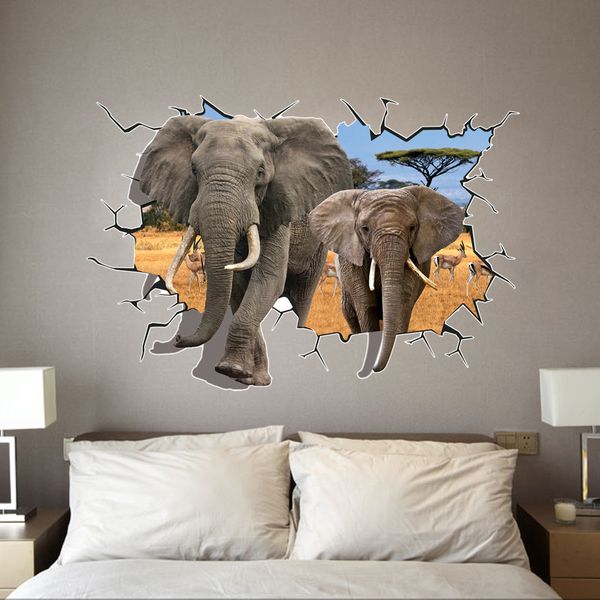 3d elephants catoon wall decals, living room bedroom removable wall stickers murals ing
3d elephants catoon wall decals, living room bedroom removable wall stickers murals ing