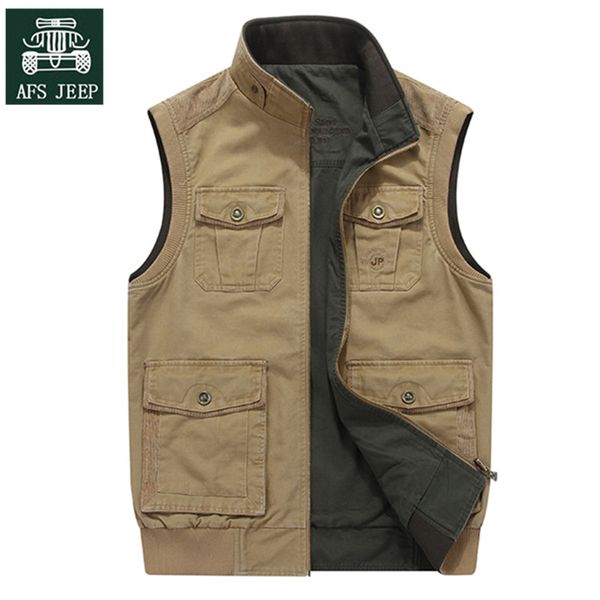 afs jeep 2017 men jacket clothing tactical vest male multi-pocket double-side wear casual vest cotton gilet homme plus size chaleco hombre, Black;green
afs jeep 2017 men jacket clothing tactical vest male multi-pocket double-side wear casual vest cotton gilet homme plus size chaleco hombre, Black;green