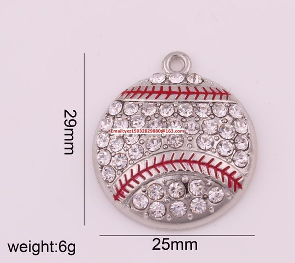 new listed 50pcs a lot rhodium plated zinc alloy with sparkling clear crystals baseball or softball sports pendant4573887, Bronze;silver
new listed 50pcs a lot rhodium plated zinc alloy with sparkling clear crystals baseball or softball sports pendant4573887, Bronze;silver