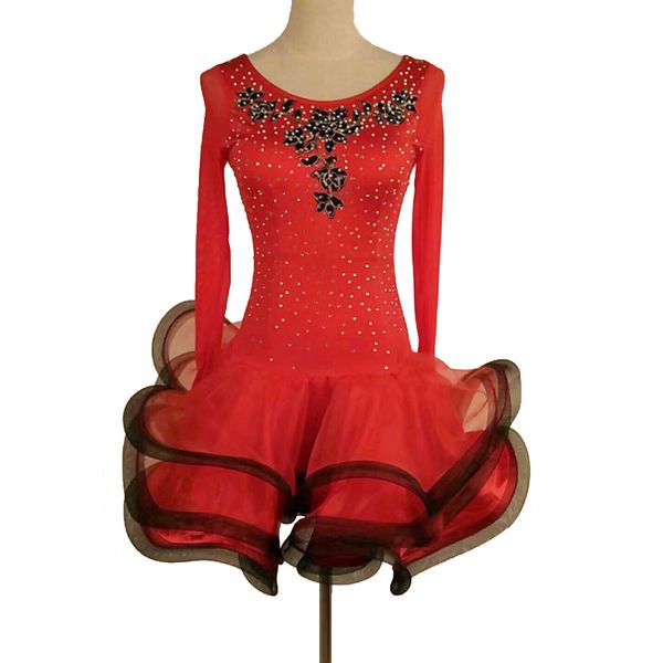latin dance dress women salsa dress latina dance wear d201 rhinestones appliques for dancing latin jurk clothes for salsa rumba, Black;red
latin dance dress women salsa dress latina dance wear d201 rhinestones appliques for dancing latin jurk clothes for salsa rumba, Black;red