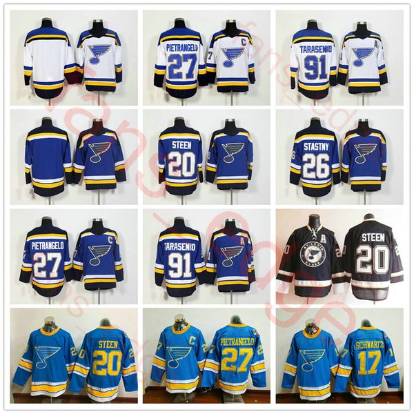 2018 new season st. louis blues hockey 27 alex pietrangelo 17 jaden schwartz 20 alexander steen 26 paul stastny 91 vladimir jersey, Black;red
2018 new season st. louis blues hockey 27 alex pietrangelo 17 jaden schwartz 20 alexander steen 26 paul stastny 91 vladimir jersey, Black;red