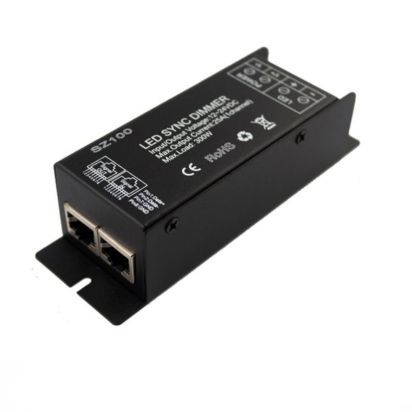 MJJC Synchronously 1 Channel 25A RF LED Dimmer 12V 24V to Adjust the brightness and indensity of Single Color Led Strip Light
MJJC Synchronously 1 Channel 25A RF LED Dimmer 12V 24V to Adjust the brightness and indensity of Single Color Led Strip Light
