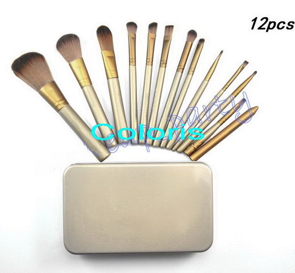 makeup gold 12pcs brushes set with iron box powder brush travel brush set ( 1 pcs/lot
makeup gold 12pcs brushes set with iron box powder brush travel brush set ( 1 pcs/lot