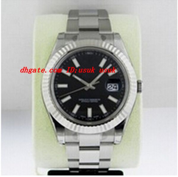 factory seller luxury wristwatch 116334 stainless steel 41mm black stick dial automatic mechanical mens watch men's sports wrist watche, Slivery;brown
factory seller luxury wristwatch 116334 stainless steel 41mm black stick dial automatic mechanical mens watch men's sports wrist watche, Slivery;brown