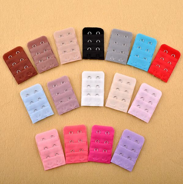 women brassiere 3 rows 2 hooks bra extenders back buckle clasp strap sewing notion tools intimates accessories, Black;white
women brassiere 3 rows 2 hooks bra extenders back buckle clasp strap sewing notion tools intimates accessories, Black;white