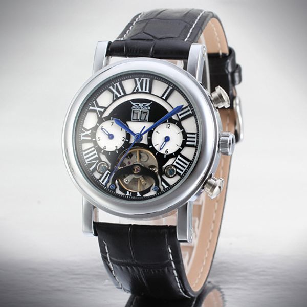 fashion men jaragar mechanical watches mens automatic watch wrist watch jr34, Slivery;brown
fashion men jaragar mechanical watches mens automatic watch wrist watch jr34, Slivery;brown