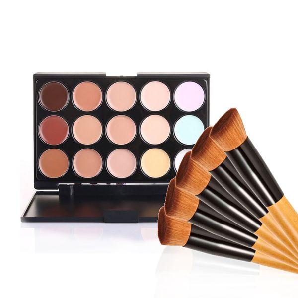 professional cosmetic salon/party 15 colors camouflage palette face cream makeup concealer palette make up set tools with brush 48pcs
professional cosmetic salon/party 15 colors camouflage palette face cream makeup concealer palette make up set tools with brush 48pcs