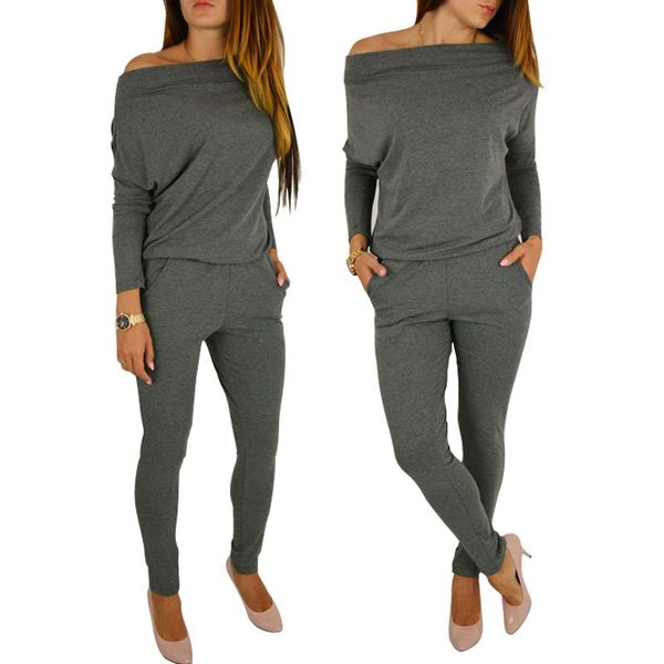 wholesale- one piece women's full sleeve gray loose playsuits long pants with pockets ladies plus size casual overalls combinaison femm, Black;white
wholesale- one piece women's full sleeve gray loose playsuits long pants with pockets ladies plus size casual overalls combinaison femm, Black;white