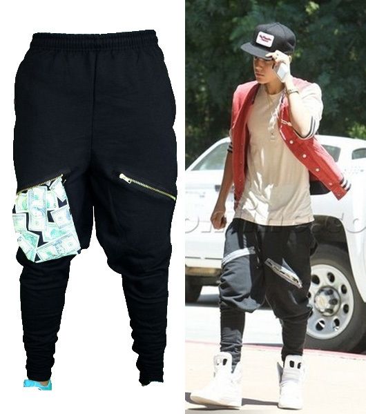 wholesale-justin bieber brand squirrel pants men harem hip hop pants with zipper sarouel men baggy pants stretch trousers loose pantalon, Black
wholesale-justin bieber brand squirrel pants men harem hip hop pants with zipper sarouel men baggy pants stretch trousers loose pantalon, Black