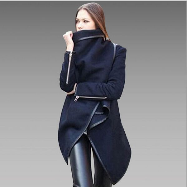 new winter long coats cape for women casual long sleeve plus size woolen jacket trench coats overcoat outerwear clothing d2, Black
new winter long coats cape for women casual long sleeve plus size woolen jacket trench coats overcoat outerwear clothing d2, Black
