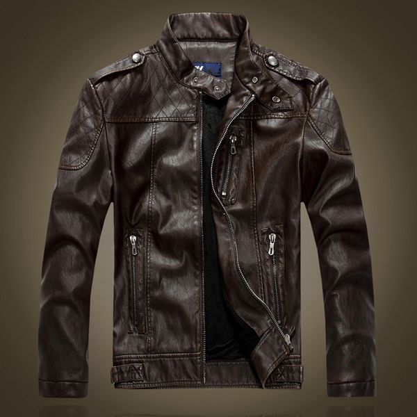 2016 new brand motorcycle leather jackets men slim leather jacket youth men's autumn winter jacket men's coat #8899, Black
2016 new brand motorcycle leather jackets men slim leather jacket youth men's autumn winter jacket men's coat #8899, Black